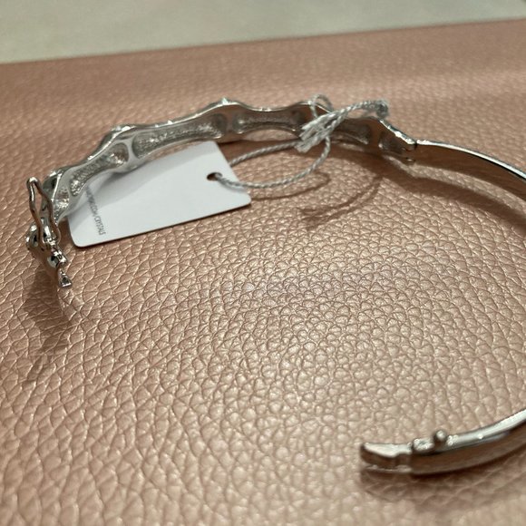 Swarovski Crystals -White Rhodium Plated Bracelet - Picture 5 of 10